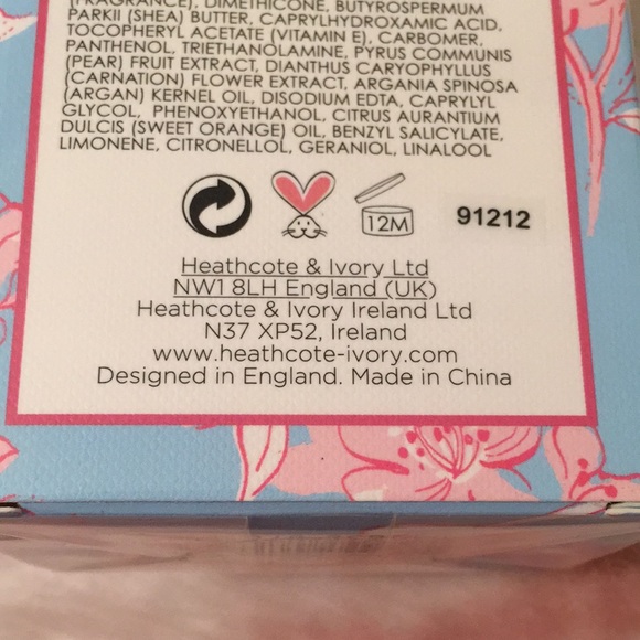 Pinks & Pear Blossom Hand & Nail Cream 3.38oz NWT - Picture 11 of 11